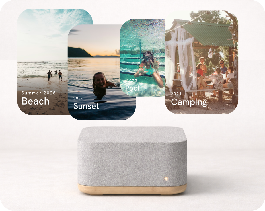 Classer Home organising footage into collections